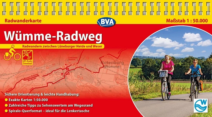 Titel neue Radkarte Wümme-Radweg L.jpg © Touristikverband Landkreis Rotenburg Wümme